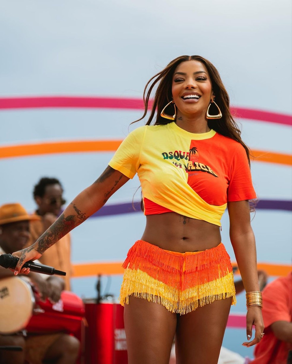 Ludmilla puxará seu bloco pela manhã — Foto: Reprodução/ Instagram