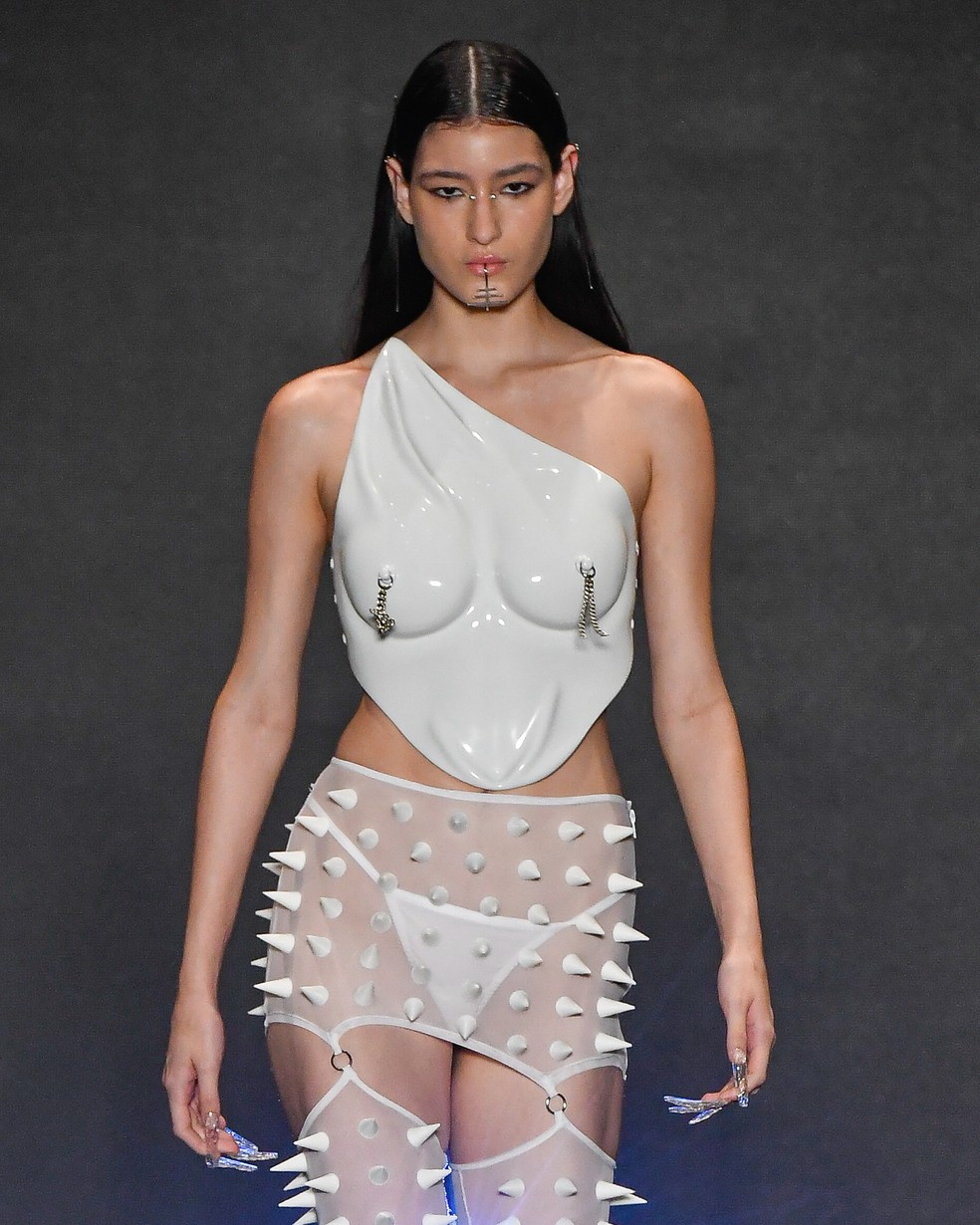 Artemisi no SPFW — Foto: Agência Fotosite