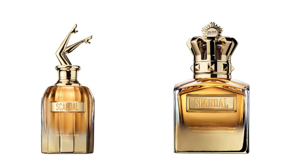 Scandal Absolu For Him, de Jean Paul Gaultier Parfum, R$638,90 e Scandal Absolu For Her, de Jean Paul Gaultier Parfum, R$698,90 — Foto: Divulgação