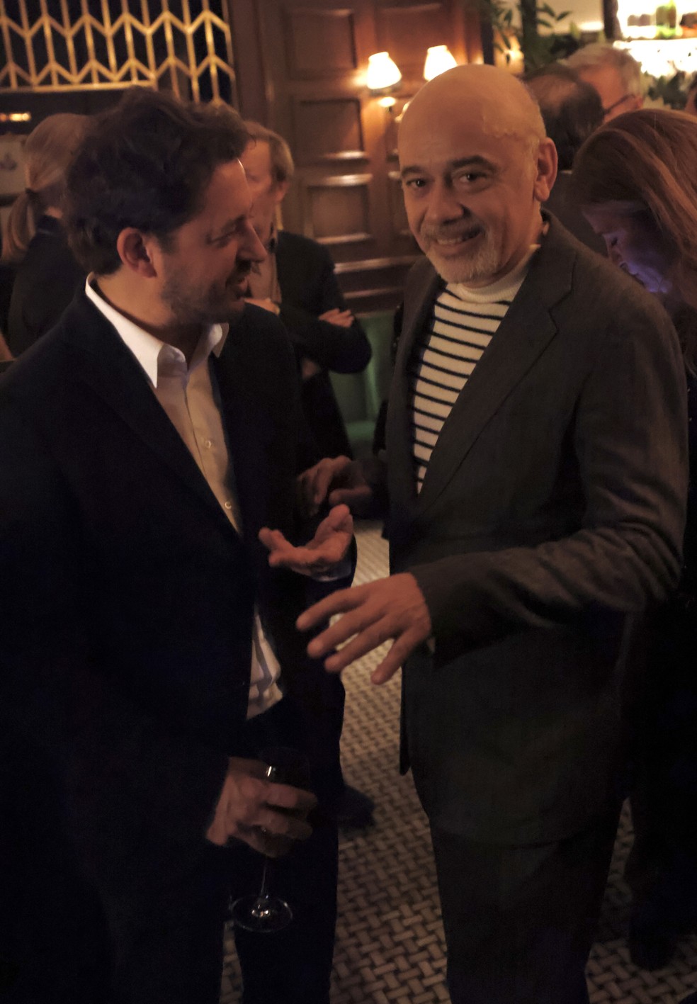 Carlos Jereissati Filho e Christian Louboutin — Foto: Divulgação
