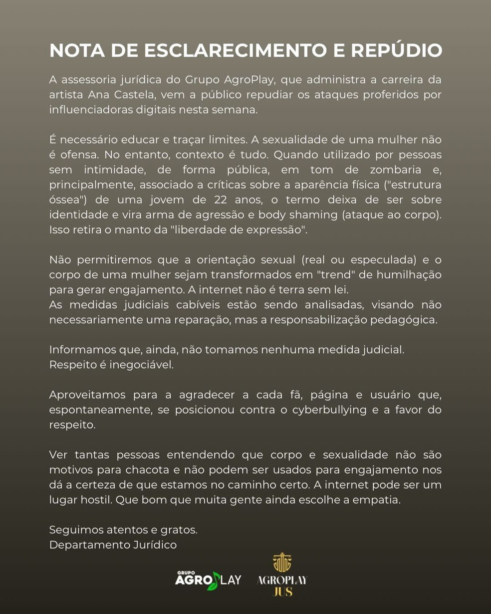 Ana Castela — Foto: Reprodução/ Divulgação