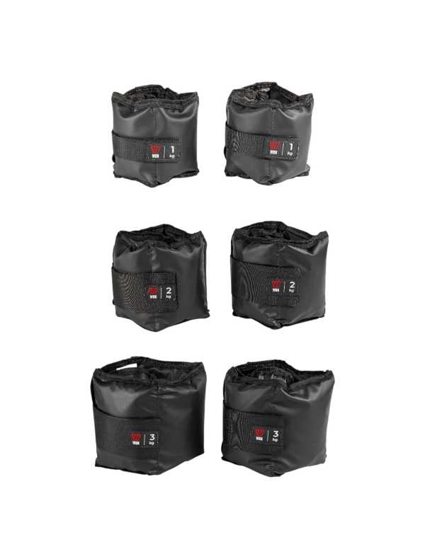 Kit Par Caneleiras Peso 1kg + 2kg + 3kg WON
