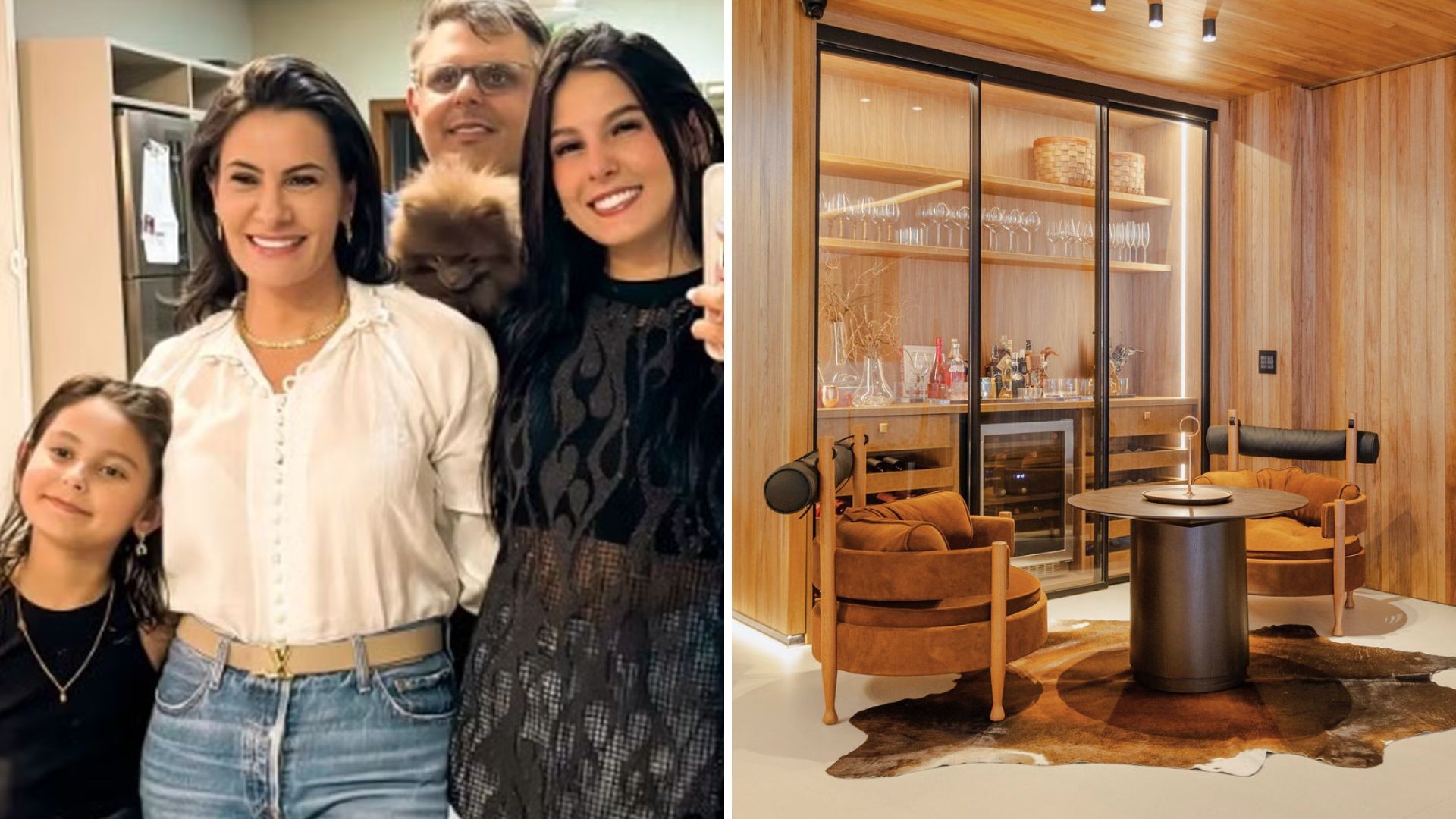 Família de Ana Castela decora sala de estar com poltronas de R$ 46 mil ...