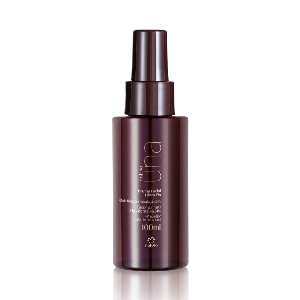 Bruma Facial Hidratante Fixadora Una, Natura, R$69,90 — Foto: Reprodução