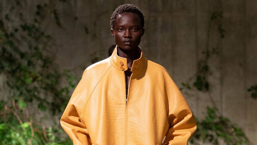 Detalhe da jaqueta da coleção Gucci Cruise
