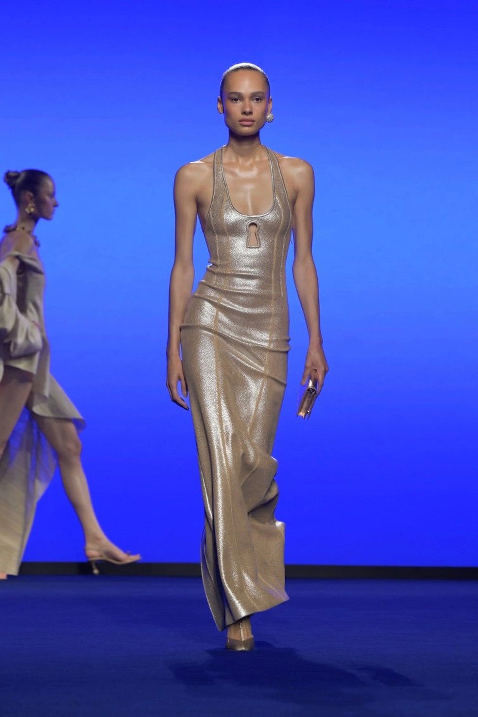 Desfile Schiaparelli, coleção verão primavera 2025, Semana de Moda de Paris — Foto: Divulgação