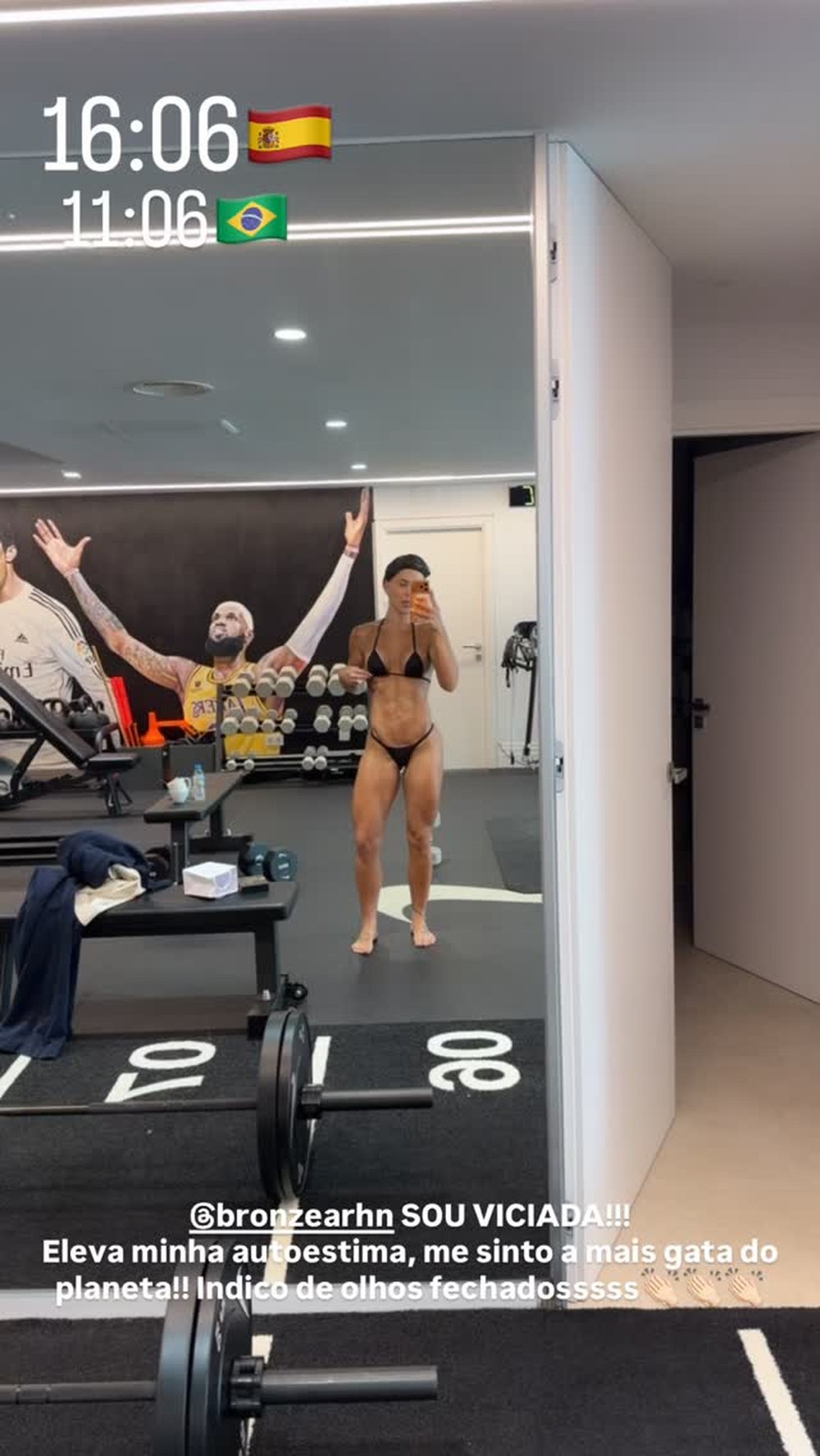 Virginia atualiza bronzeado e ostenta shape — Foto: Reprodução/Instagram