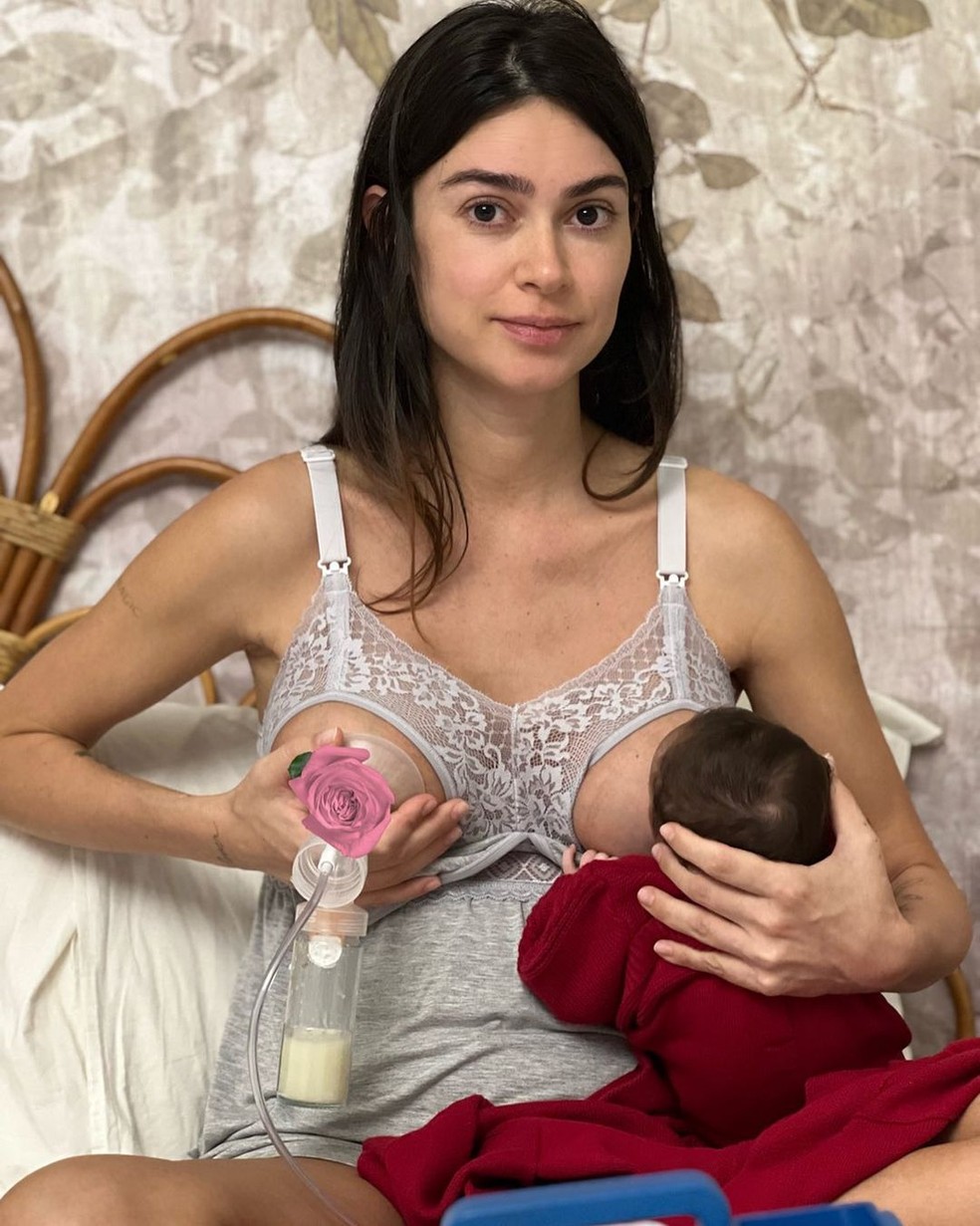 Thaila Ayala inspira outras mulheres ao retratar a maternidade da vida real — Foto: reprodução/instagram