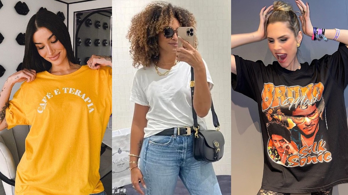 Como usar camiseta com estilo: dicas e 13 opções de T-shirt para comprar