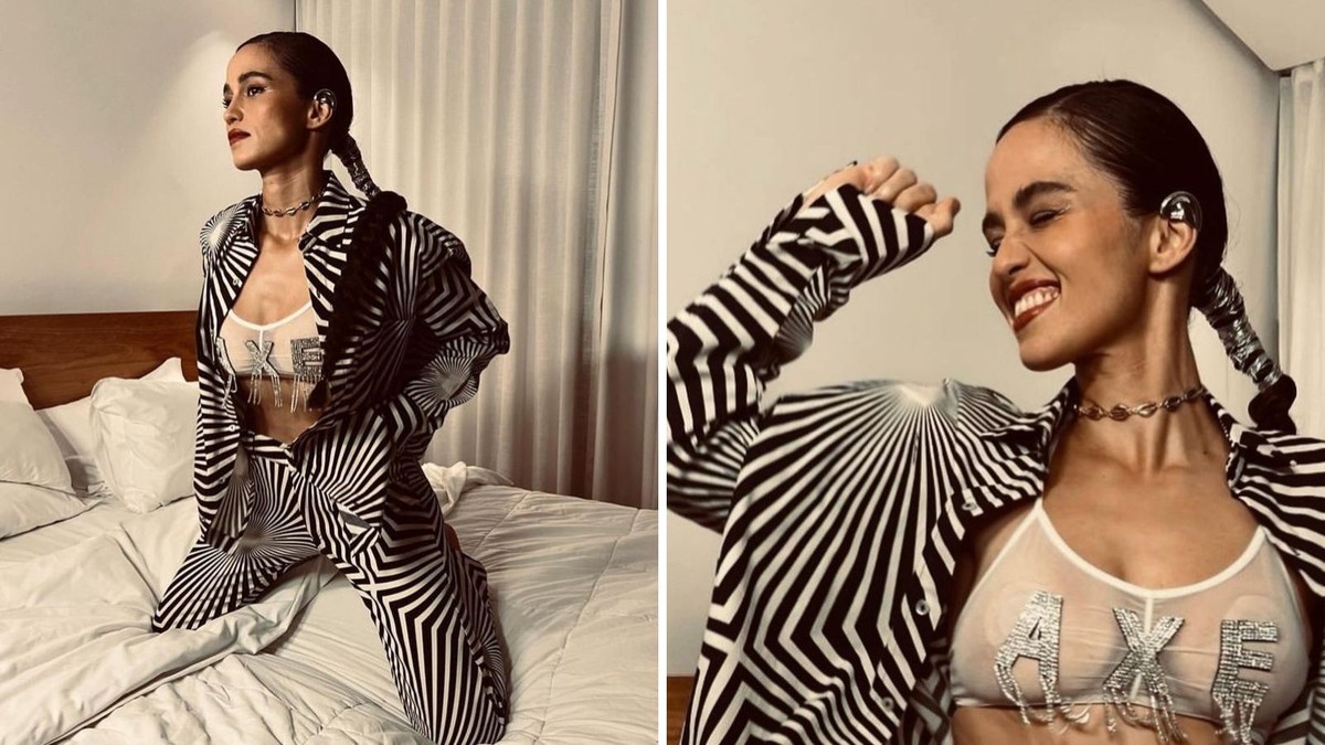 Nanda Costa surge deslumbrante com top exaltando o axé: 'A mãe tá on'