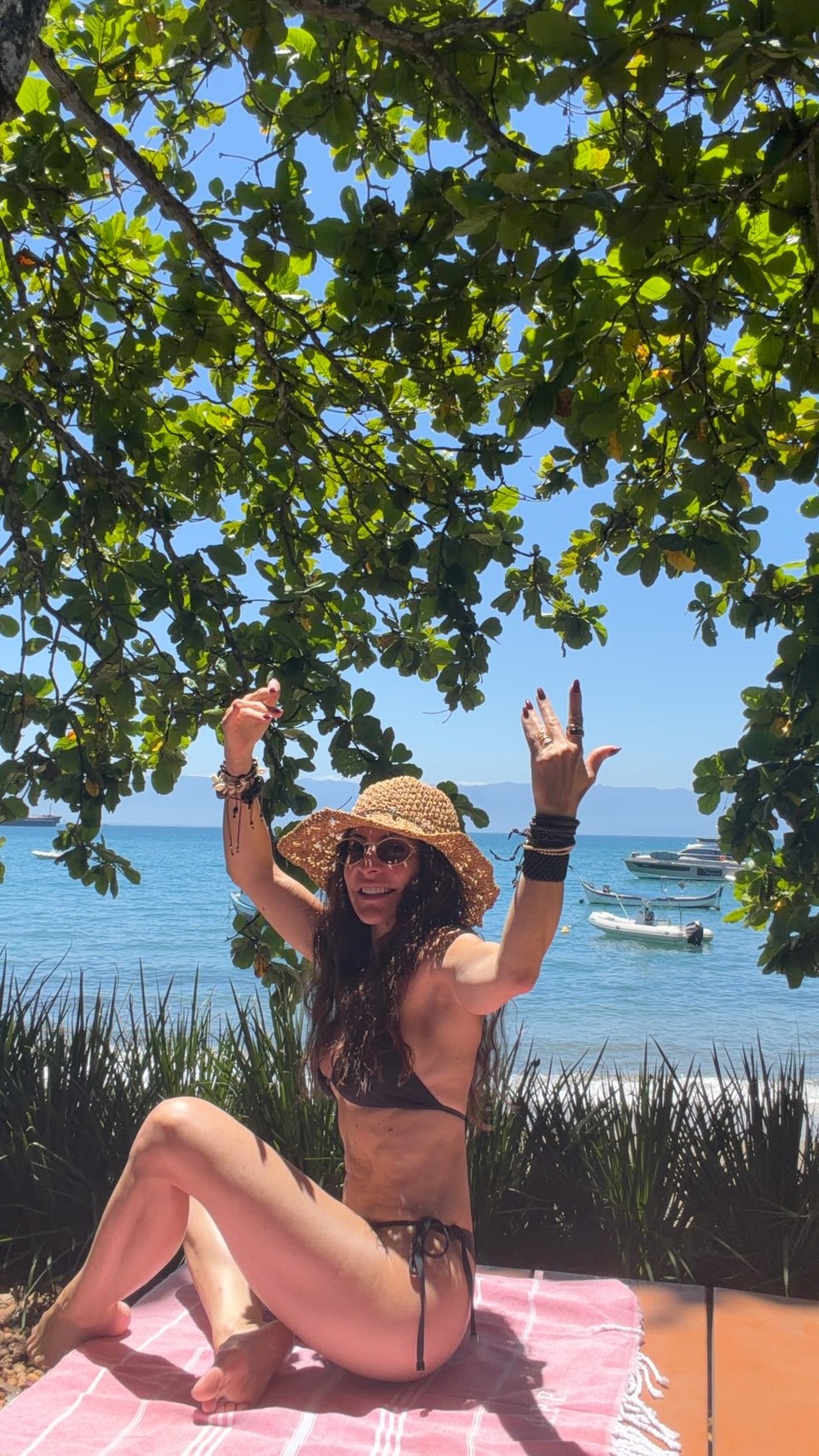 Ana Paula Padrão posa de biquíni — Foto: Reprodução/ Instagram