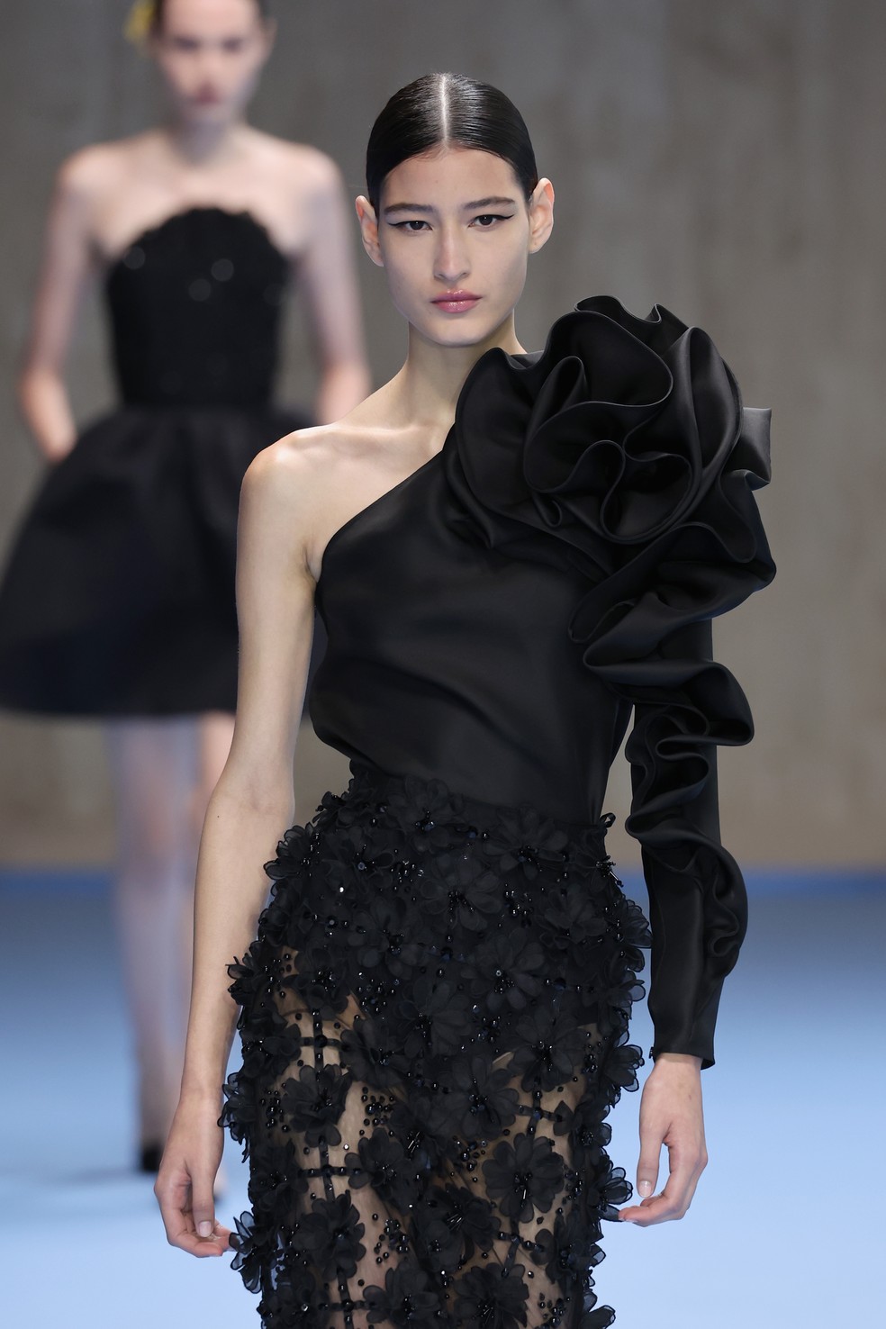 Carolina Herrera SS25 - NYFW — Foto: Giovanni Giannoni/WWD via Getty Images