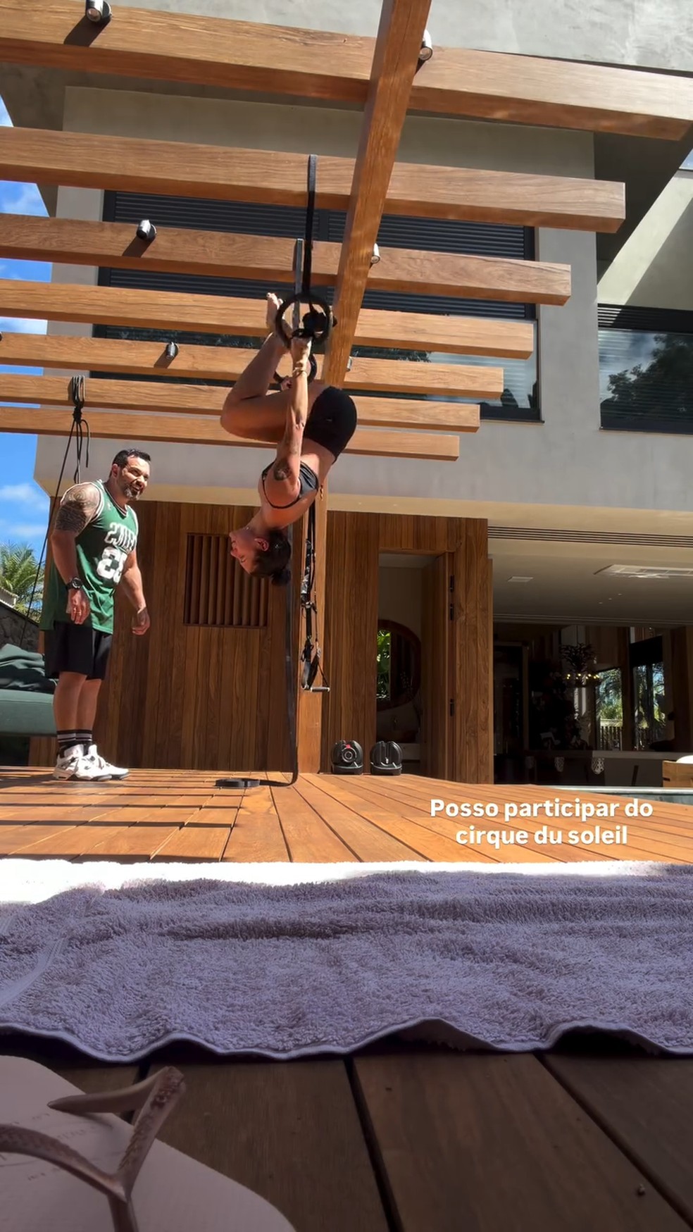 Ana Castela mostra treino &mdash; Foto: Reprodu&ccedil;&atilde;o/Instagram