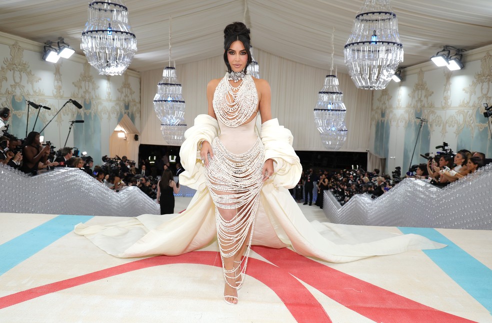 MET Gala 2023 - Kim Kardashian — Foto: Getty