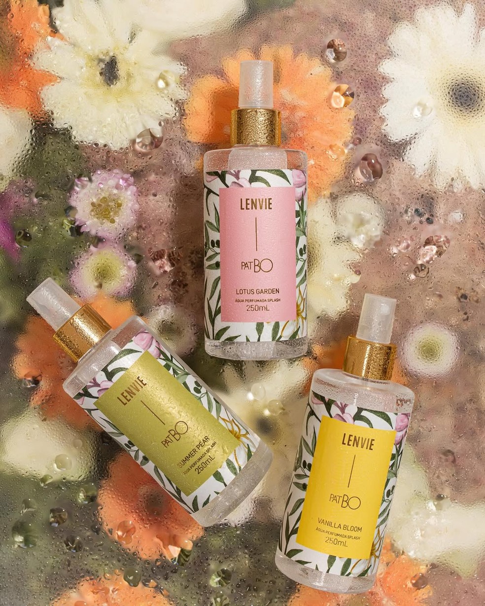 Água Perfumada Splash, Lenvie e PatBO — Foto: Foto: Divulgação