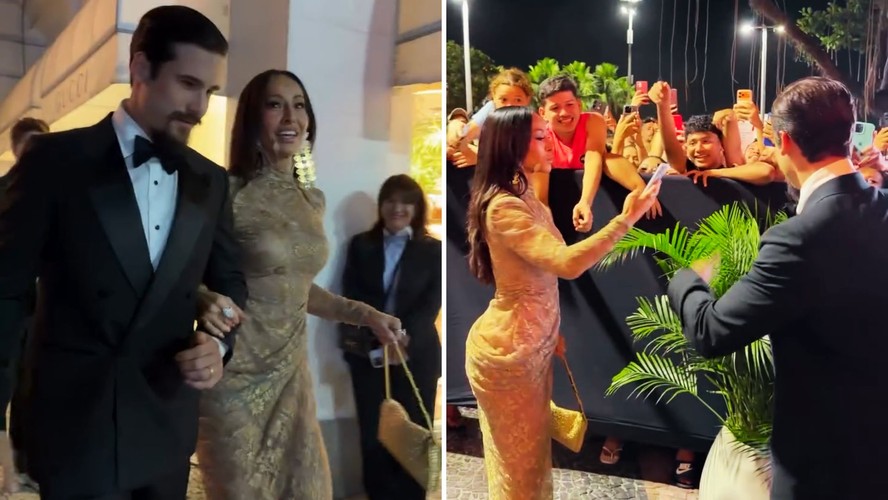 Ovacionada pelos fãs, Sabrina Sato dá show de simpatia nos bastidores de evento: 'E aí, gente?'