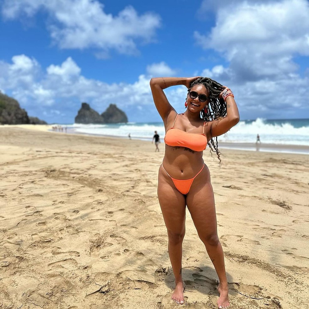 Jesilane renovou bronzeado em Noronha &mdash; Foto: Reprodu&ccedil;&atilde;o/ Instagram