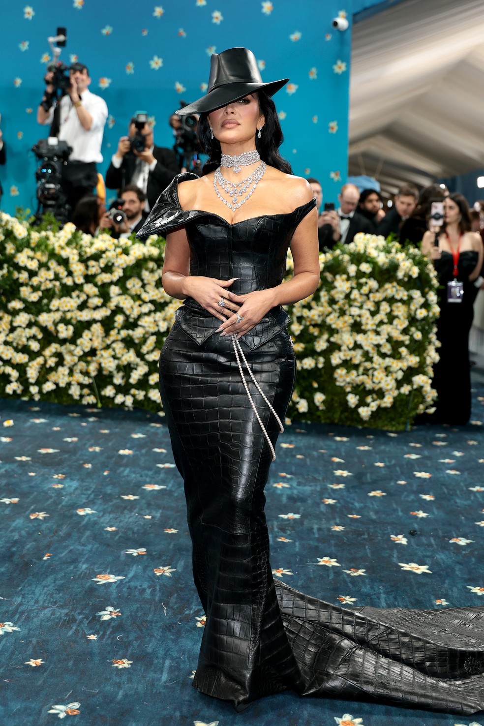 Kim Kardashian no Met Gala 2025 — Foto: Getty Images