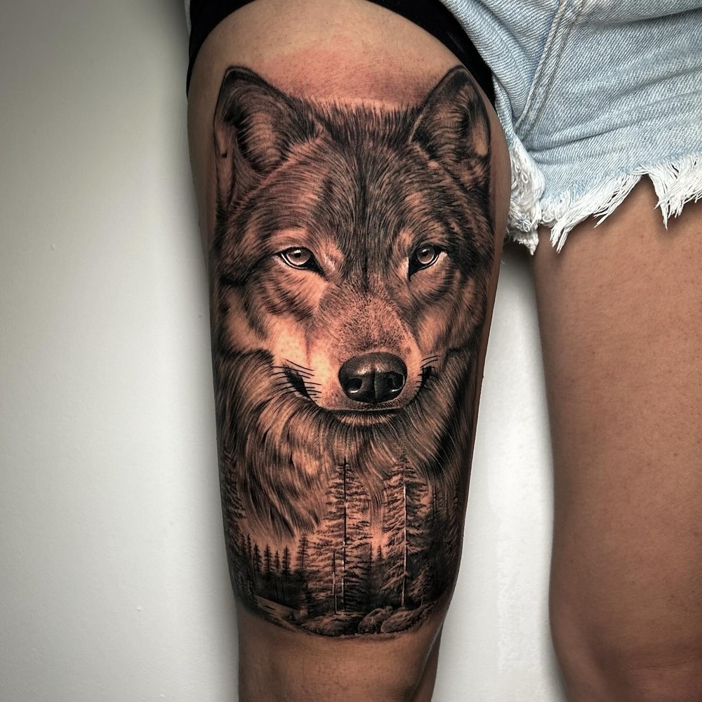 Tatuagem de lobo feminina: as inspirações mais perfeitas para você ...