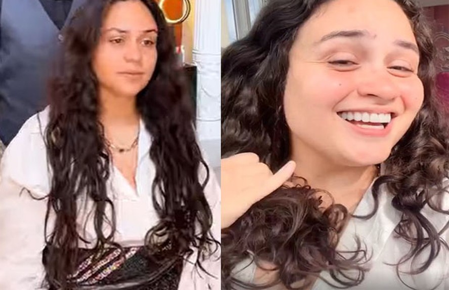 Luiza Martins passa por transformação nos cabelos após transição