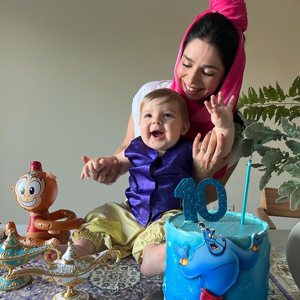 Em Dubai, Sabrina Petraglia celebra 10 meses do filho, Leo: 'Alegria tomou conta' — Foto: reprodução/instagram