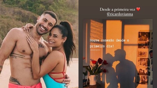 Lexa se declara para o noivo, Ricardo Vianna: 'Desde a primeira vez'
