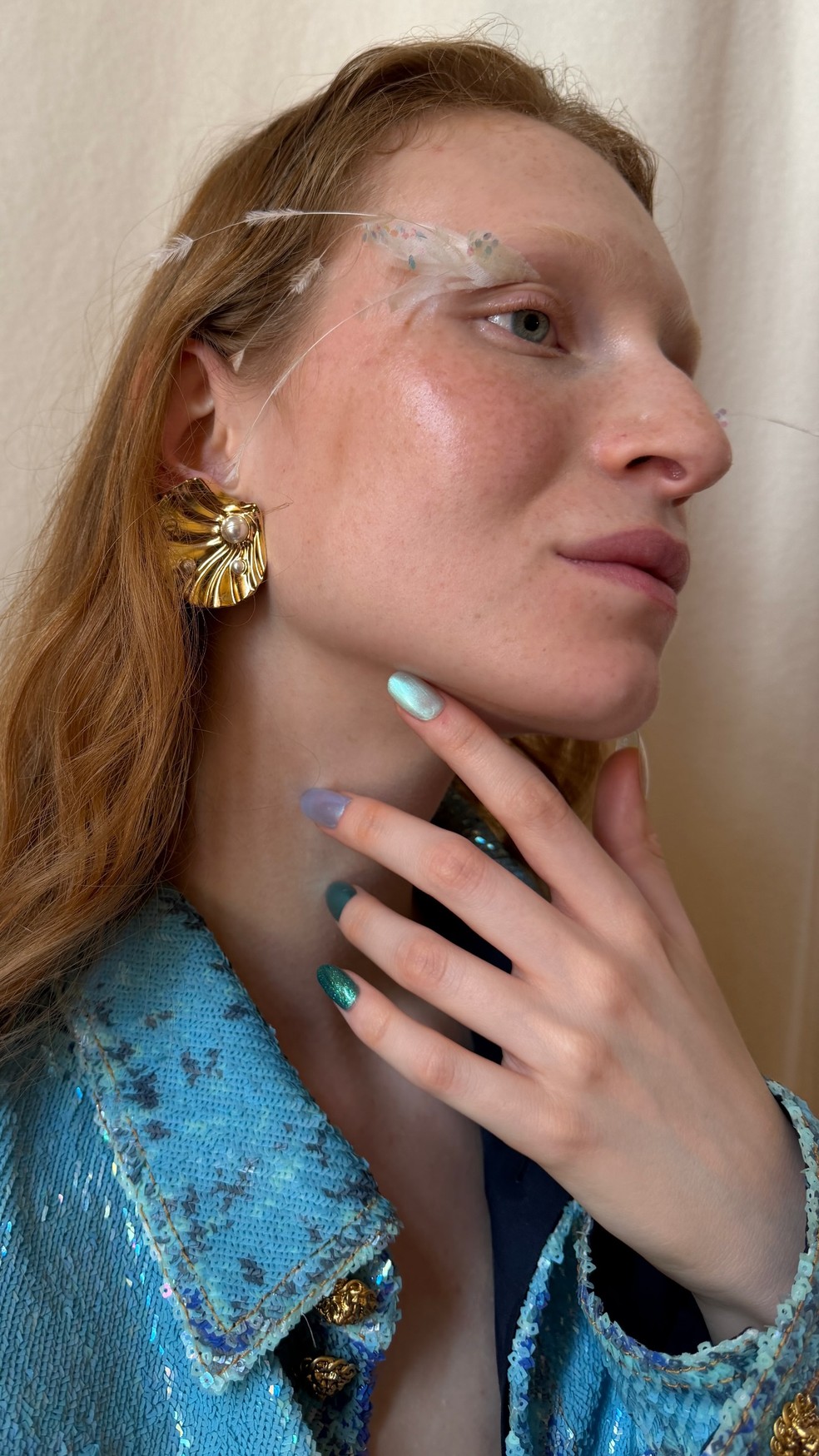 Unhas do desfile Chanel Cruise 2026/27 — Foto: Reprodução/Instagram @amaquashie