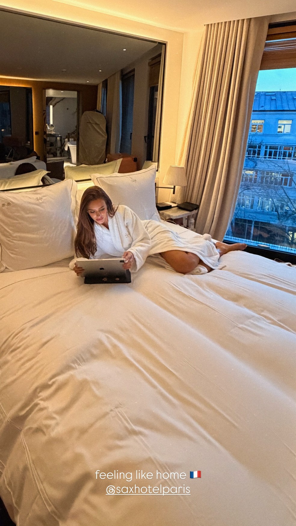 Em Paris, Bruna Biancardi se hospeda em hotel 5 estrelas com diárias que chegam a R$ 21 mil — Foto: Reprodução/Instagram