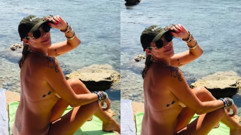 Luana Piovani faz topless — Foto: Reprodução/ Instagram @luapio