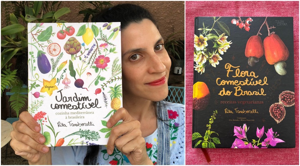 Rita e o 'Jardim Comestível', em segunda edição, e a 'Flora Comestível do Brasil': premiados pelo mundo — Foto: Divulgação