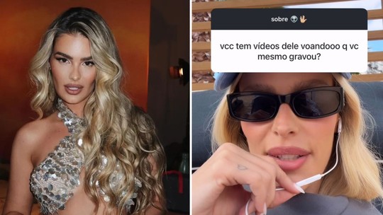 Yasmin Brunet garante já ter visto OVNIs, nega uso de drogas e alerta: 'Não falta muito para eles aparecerem'