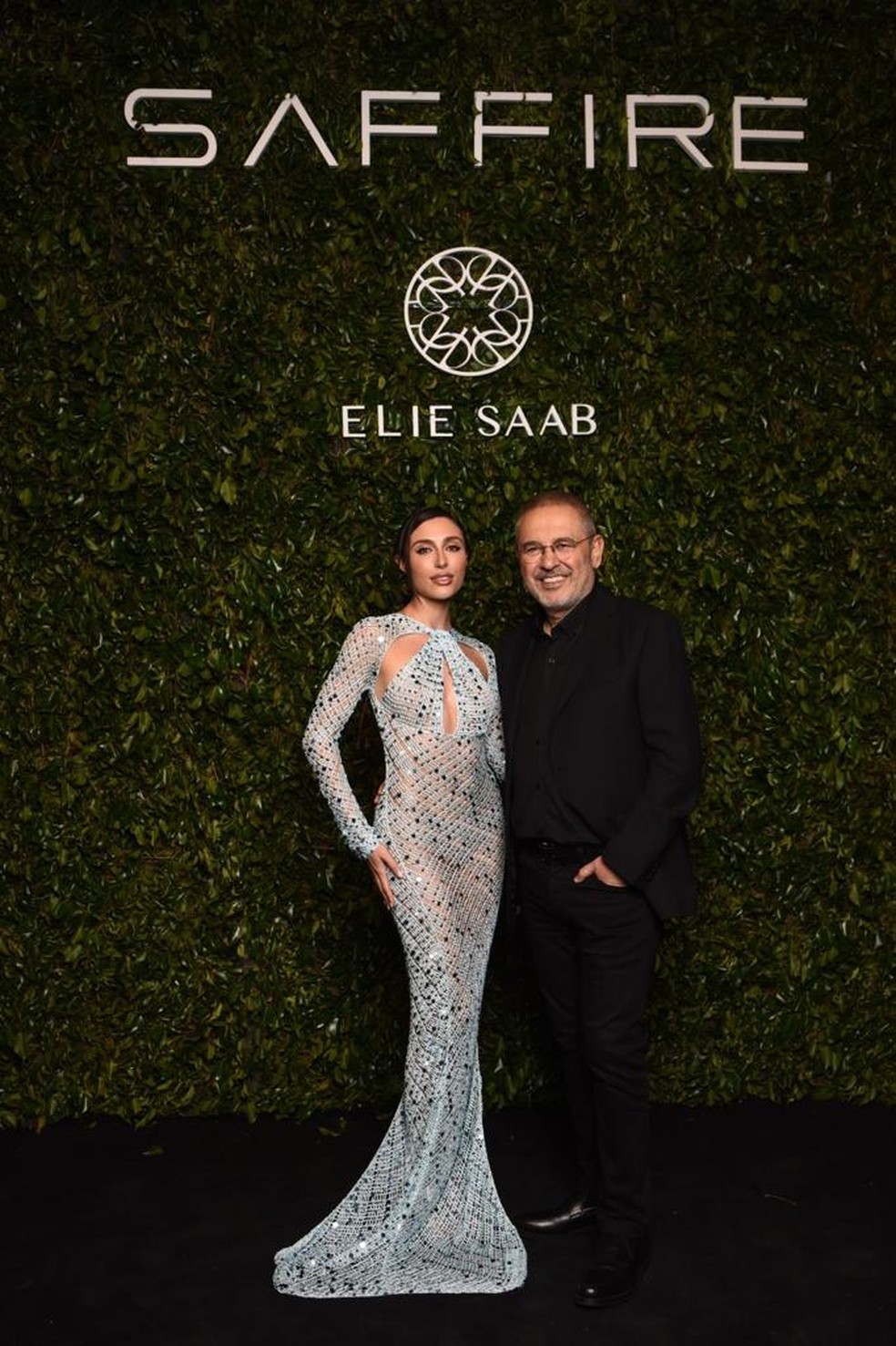 Elisa Zarzur e Elie Saab  — Foto: Manu Scarpa, Ale Virgilio, Lu Prezia