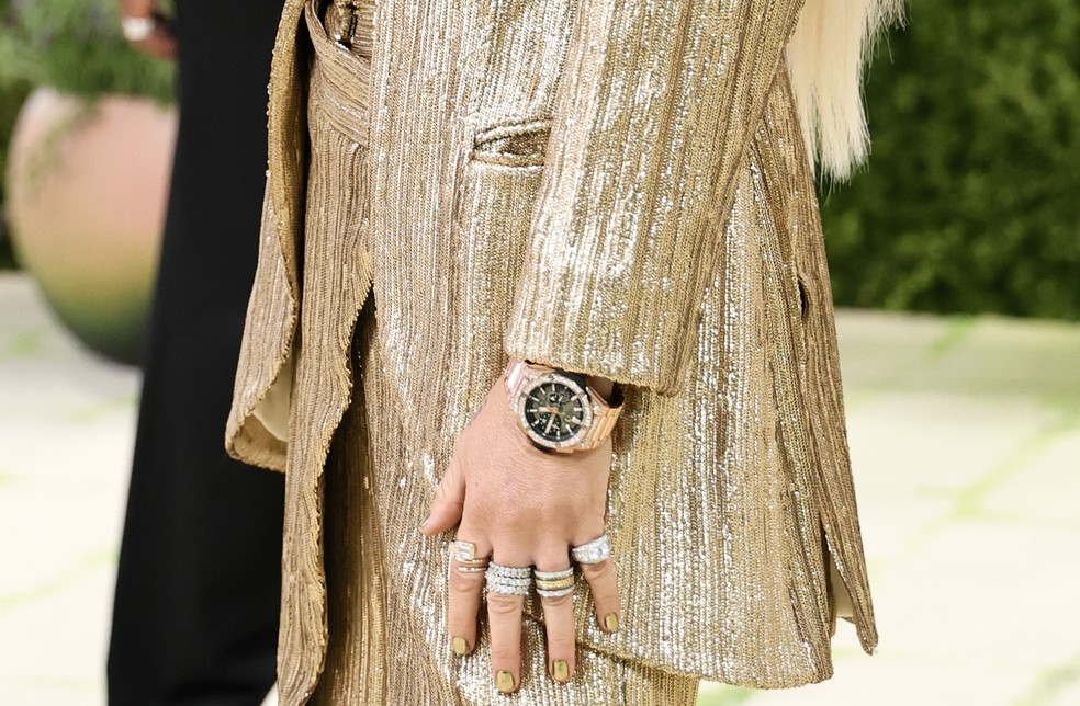Lauren Wasser no MET Gala 2026 — Foto: Getty Images