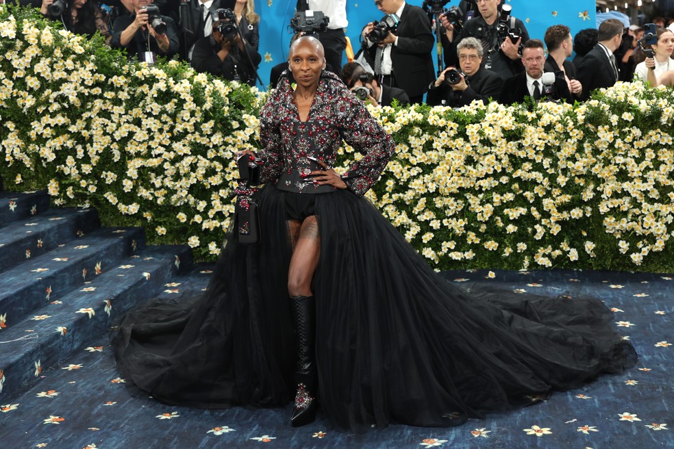 Cynthia Erivo no Met Gala 2025 — Foto: Getty Images