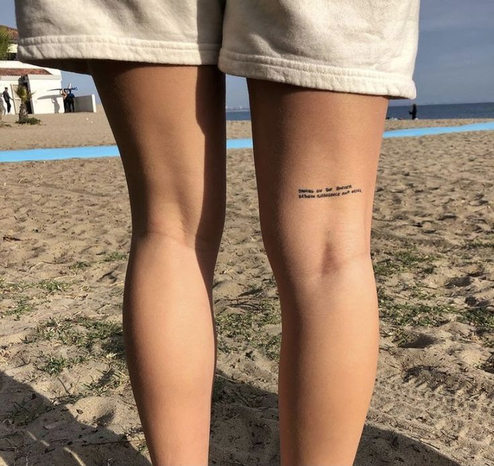 Tatuagem feminina no joelho é bonito? Veja 62 inspirações que mostram ...
