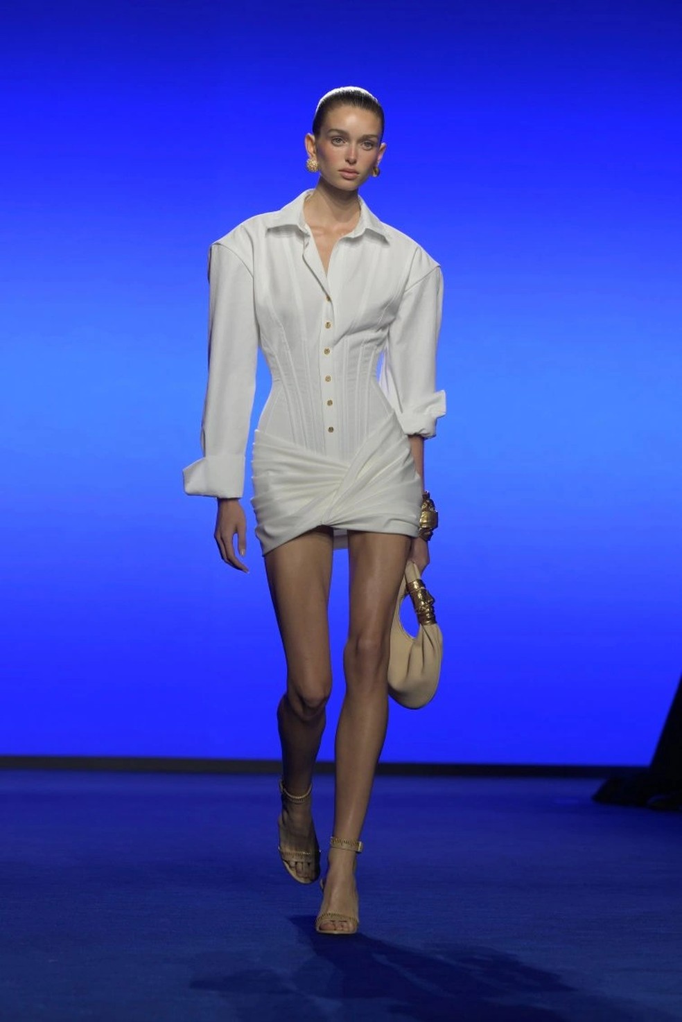 Desfile Schiaparelli, coleção verão primavera 2025, Semana de Moda de Paris — Foto: Divulgação