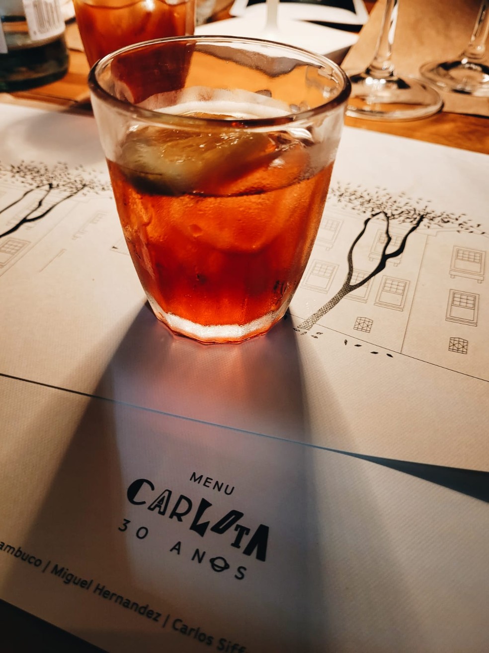 Cenas do jantar de 30 anos do Carlota — Foto: Acervo pessoal