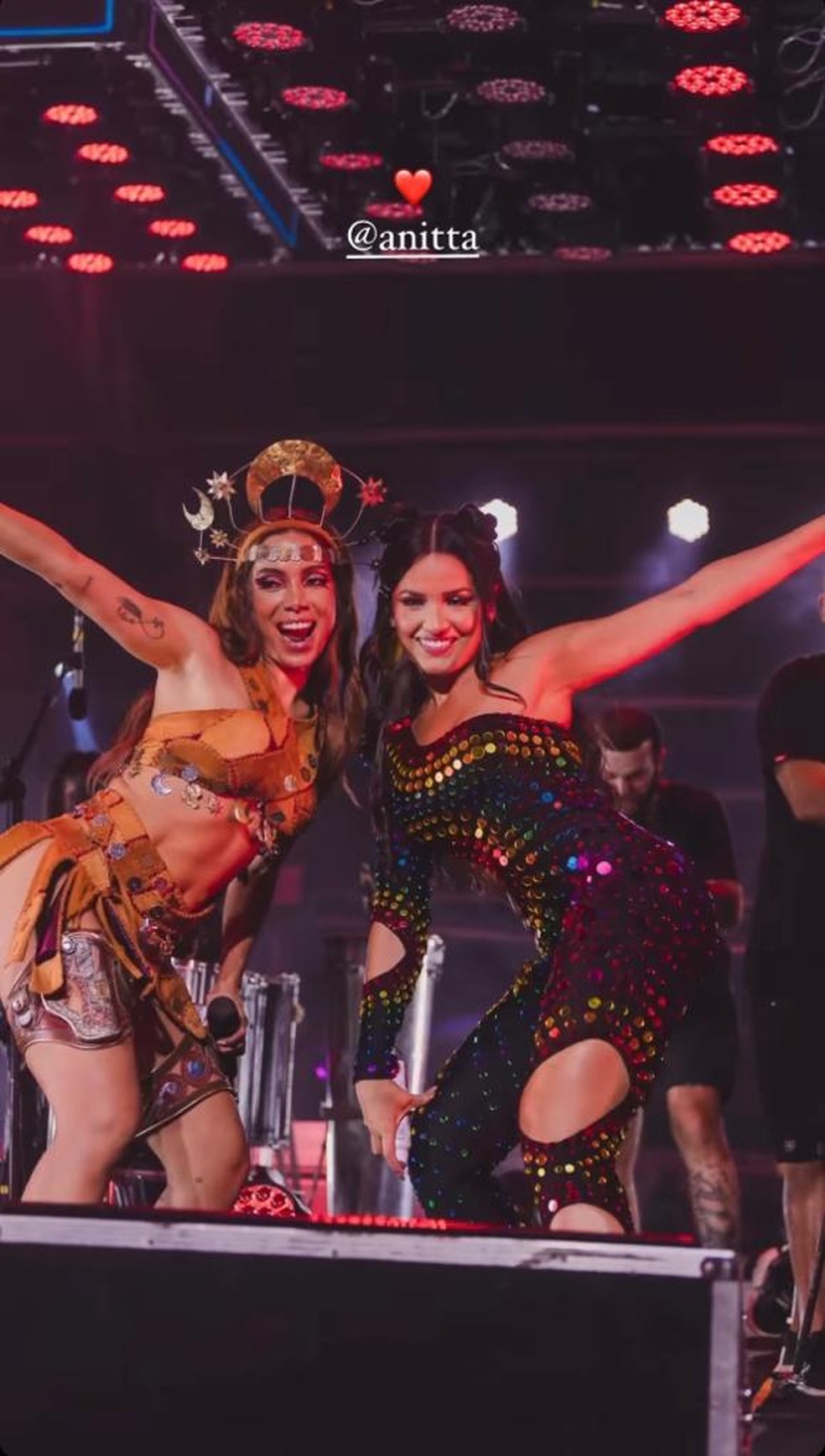 Anitta e Juliette — Foto: Reprodução/Instagram