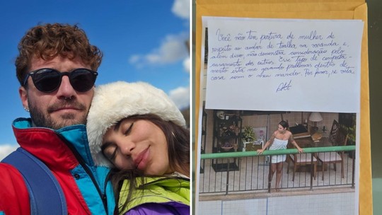 Mulher de ex-Malhação é fotografada de toalha no próprio apartamento e recebe bilhete: 'Não tem postura'