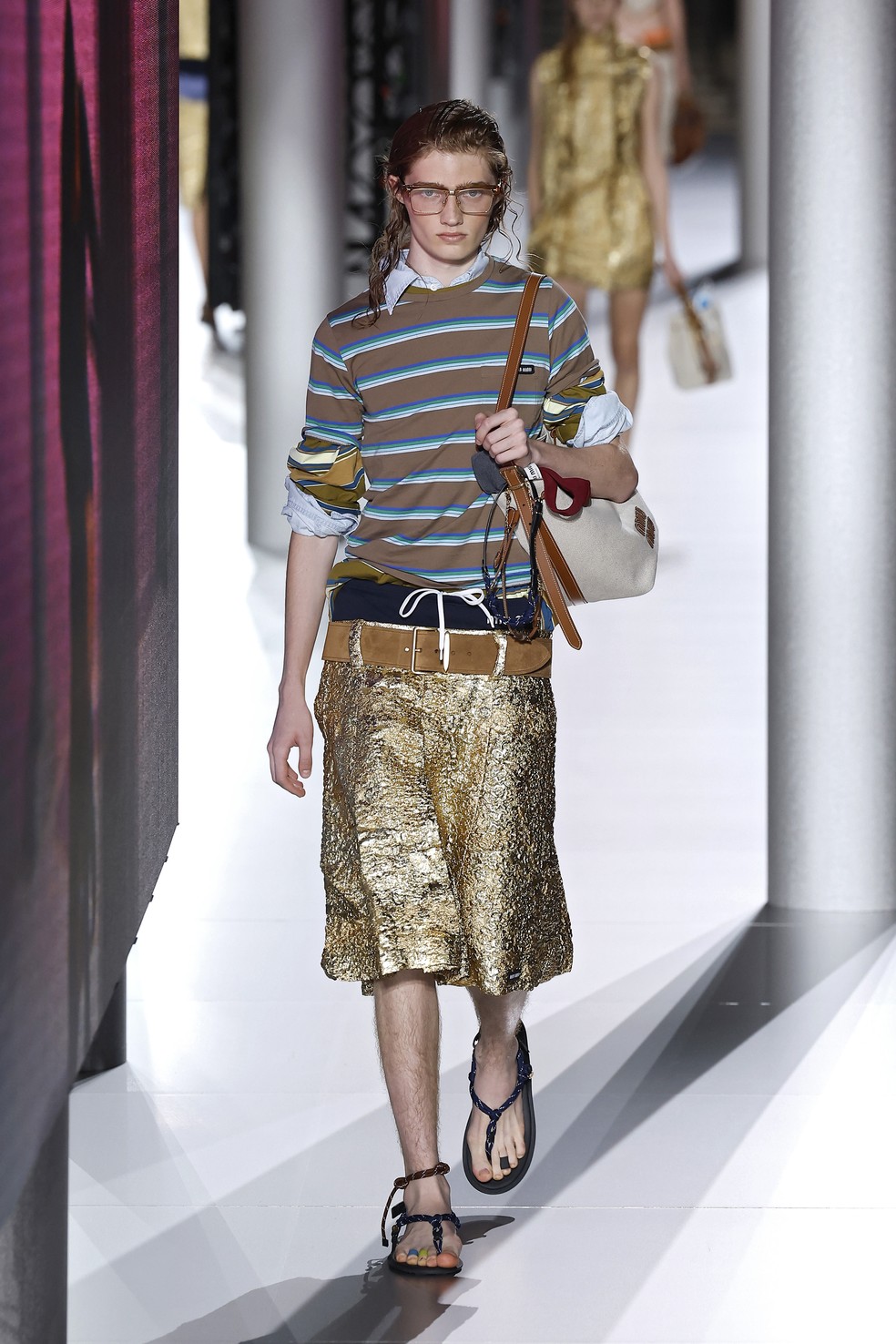Semana de Moda de Paris: Miu Miu primavera/verão 2024 — Foto: Getty