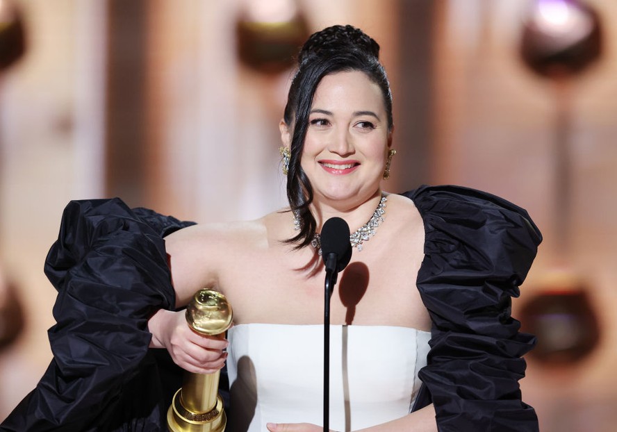 Lily Gladstone no Globo de Ouro