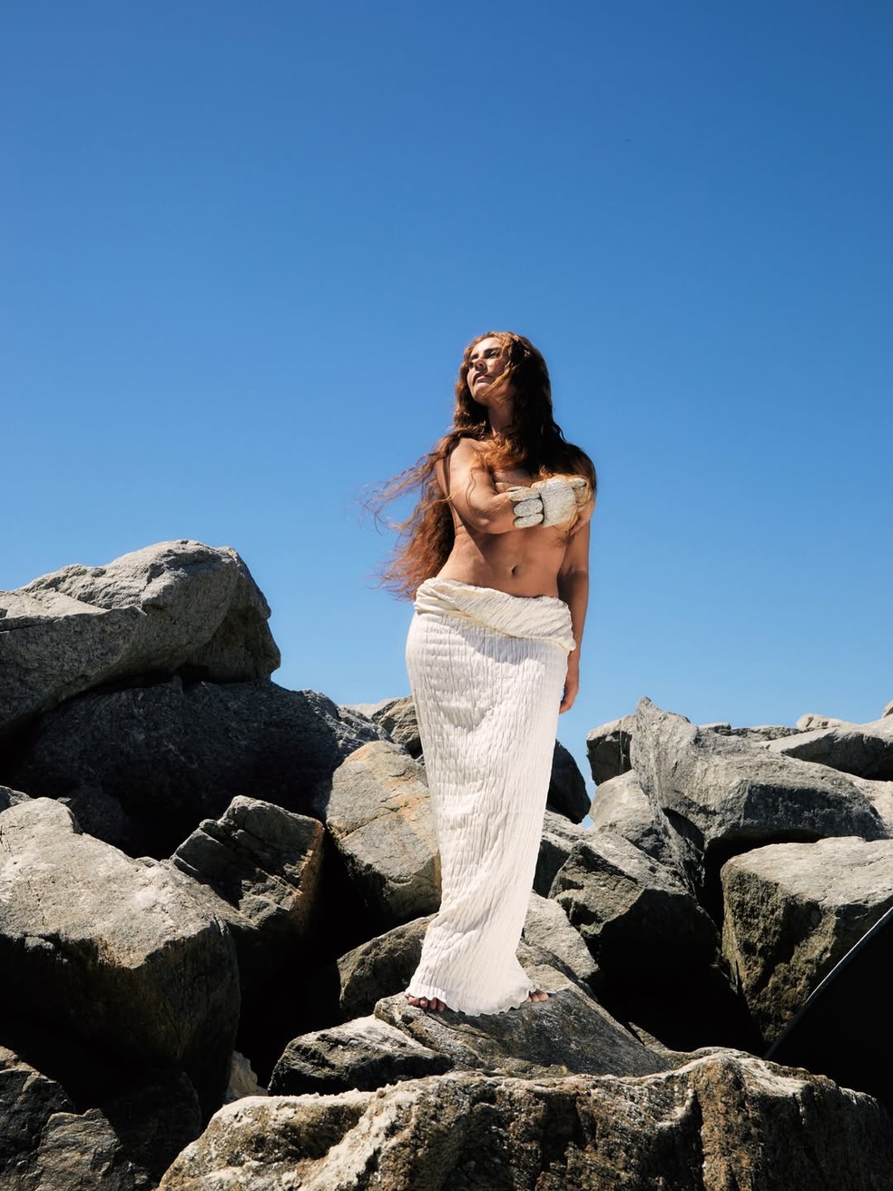 Paolla Oliveira abriu álbum de fotos na praia — Foto: @bruno.unikowsky