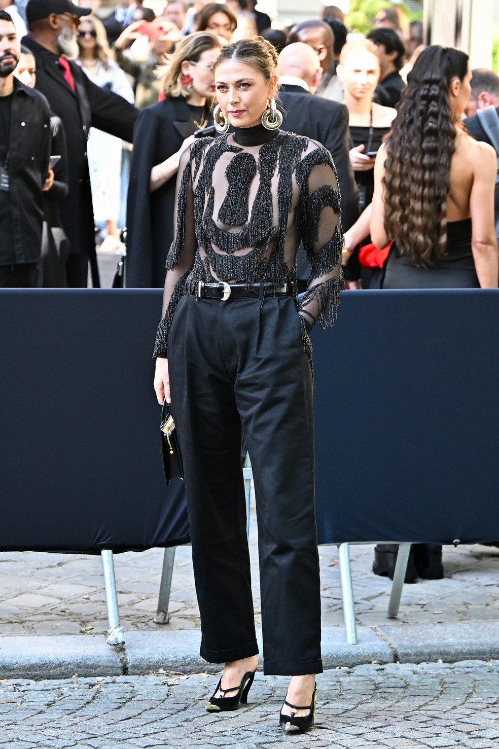 Maria Sharapova veste Schiaparelli — Foto: Getty Images