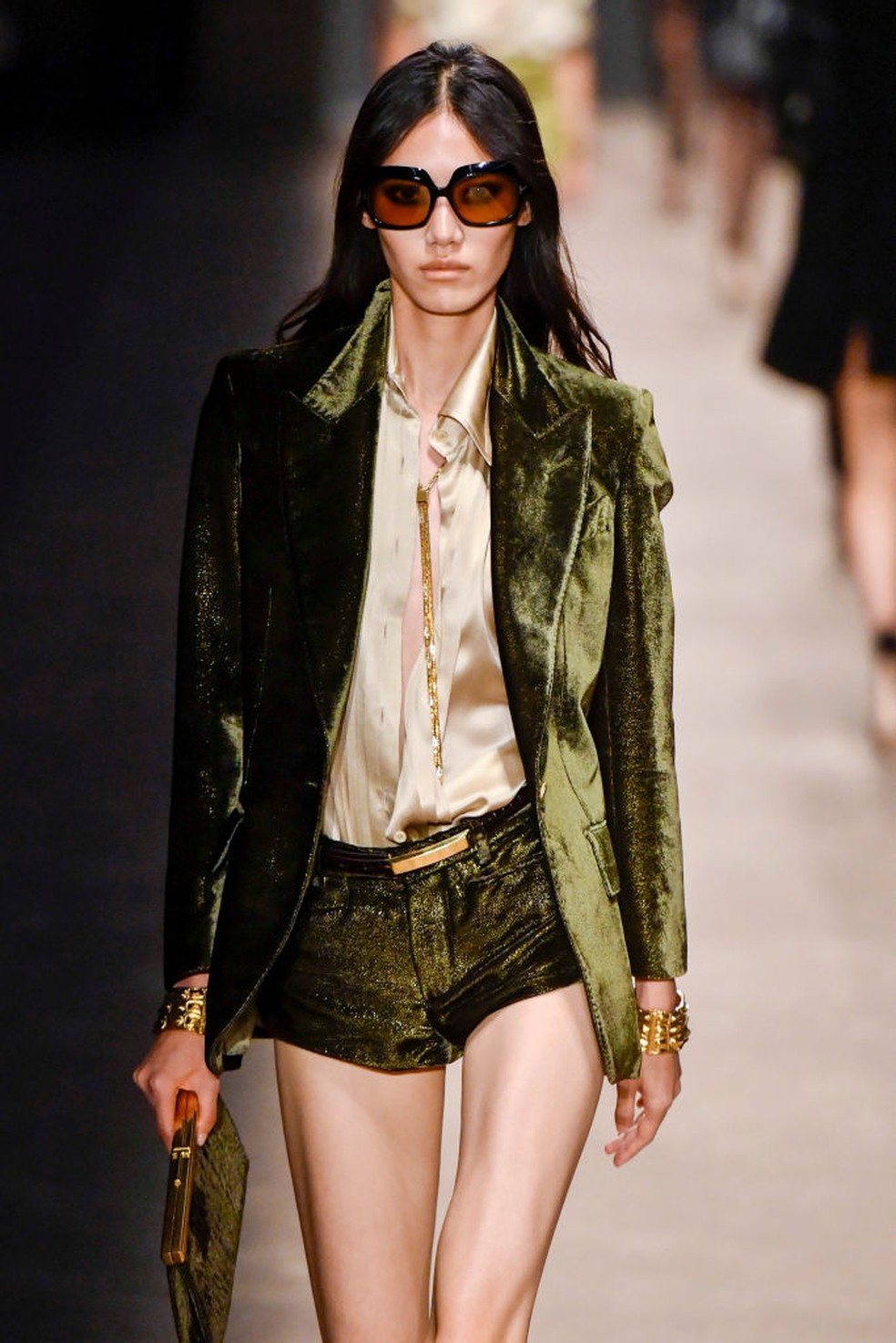 Tom Ford na Semana de Moda de Milão — Foto: Getty Images