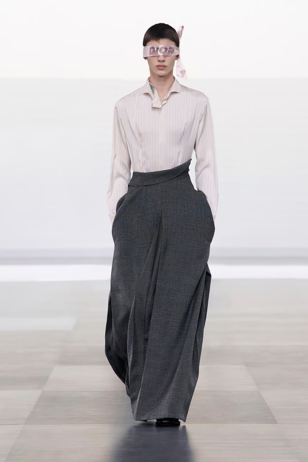 Desfile masculino de outono/inverno 2025 da Dior — Foto: Divulgação: Dior