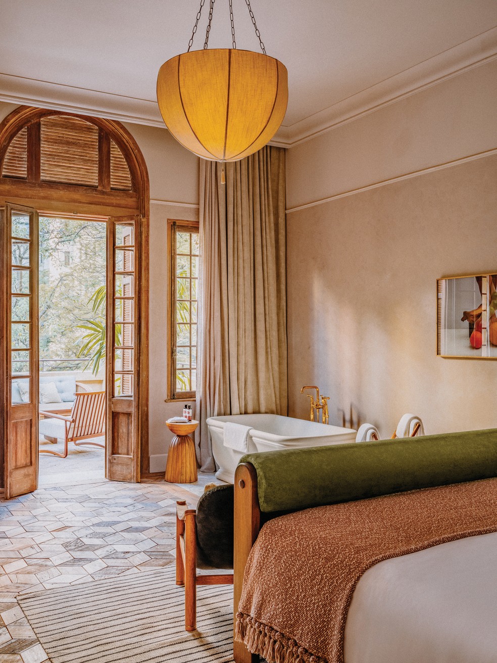 Soho House São Paulo: instalada em um edifício histórico, a casa conta agora também com o Soho Health Club, que promove uma experiência holística de bem-estar — Foto: Reprodução/ Instagram