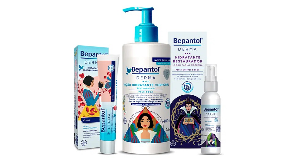 Edição Limitada Bepantol Derma Branca de Neve — Foto: Foto: Divulgação