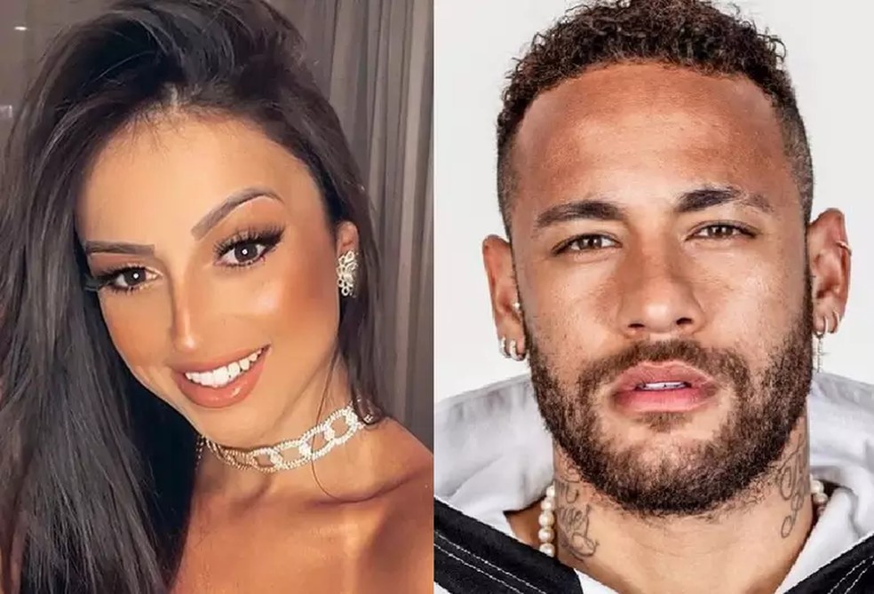 Neymar e Nathália Castro — Foto: Reprodução/Instagram