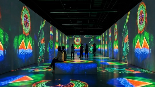 Exposição de arte amazônida imersiva é inaugurada em Belém