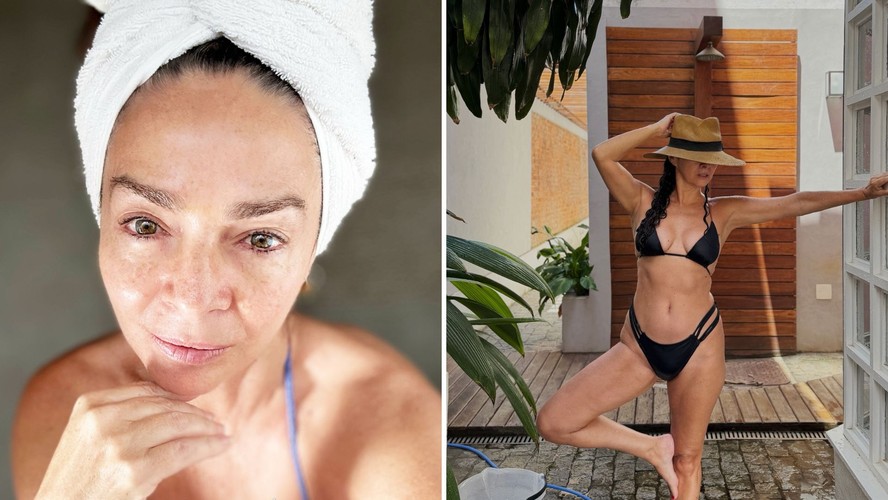 Claudia Ohana compartilha momentos de sua intimidade